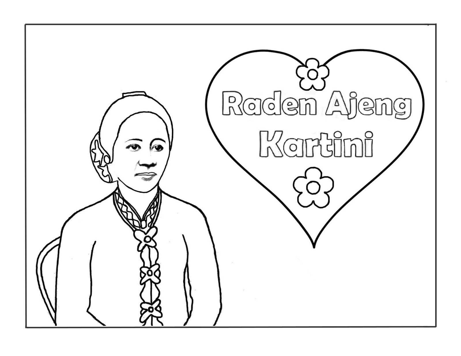 Detail Gambar Ibu Kartini Untuk Mewarnai Nomer 15