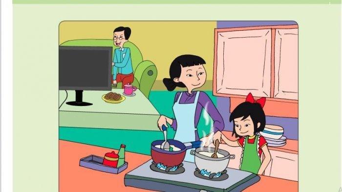 Detail Gambar Ibu Memasak Kartun Nomer 23