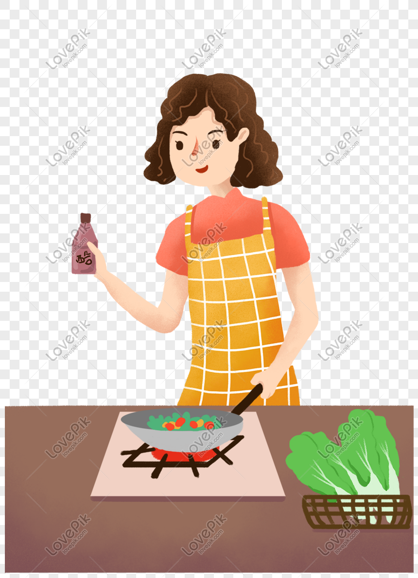 Detail Gambar Ibu Sedang Memasak Nomer 17