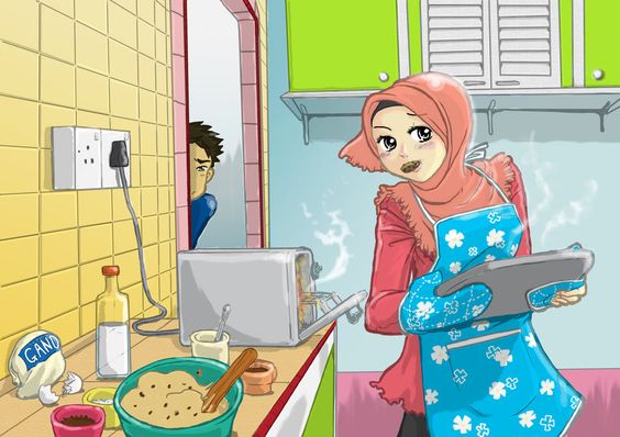 Detail Gambar Ibu Sedang Memasak Nomer 41