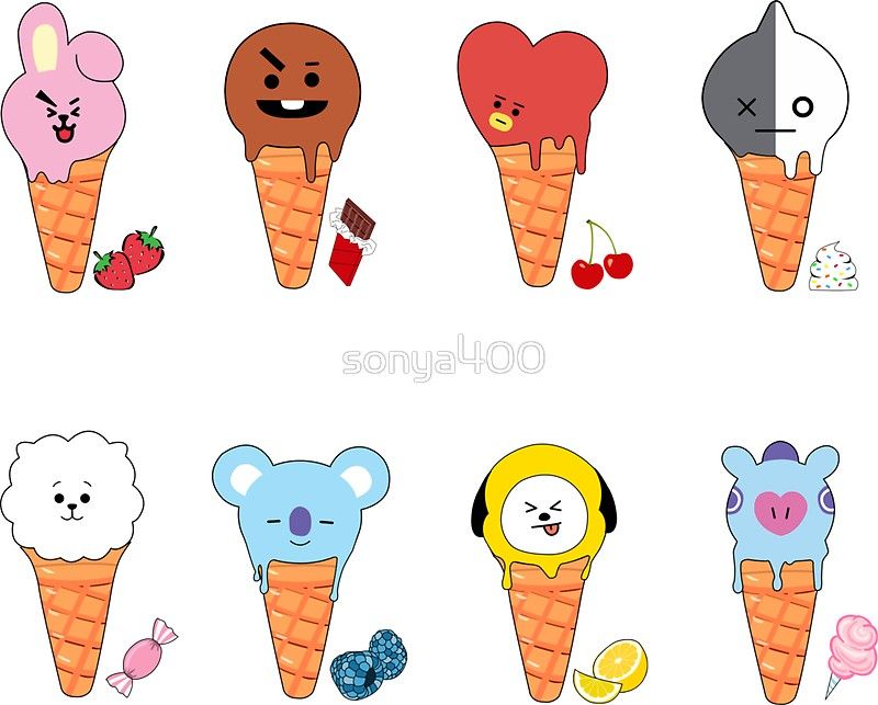 Detail Gambar Ice Cream Lucu Kartun Nomer 2