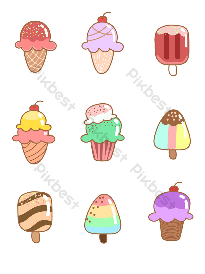 Detail Gambar Ice Cream Lucu Kartun Nomer 23