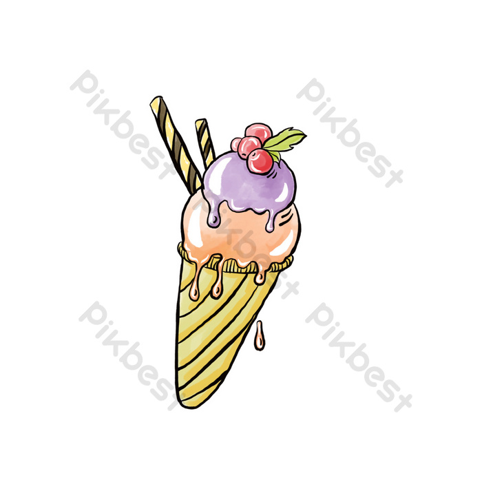 Detail Gambar Ice Cream Lucu Kartun Nomer 27