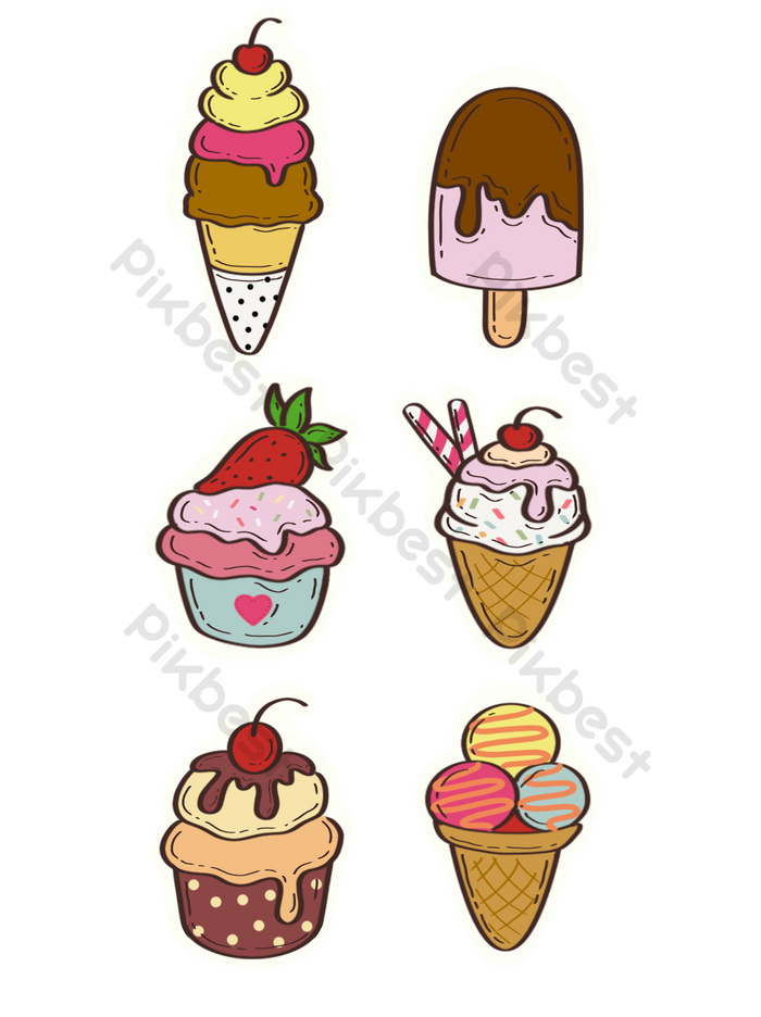 Detail Gambar Ice Cream Lucu Kartun Nomer 7