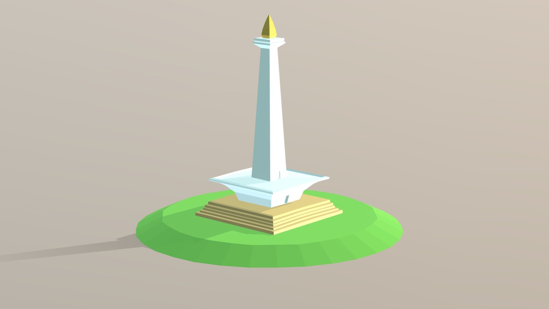 Gambar Icon Gambar 3d Monas - KibrisPDR