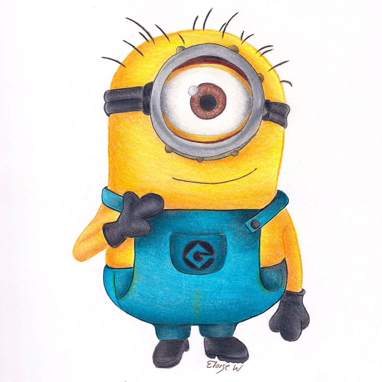 Detail Minion Zeichnen Nomer 8