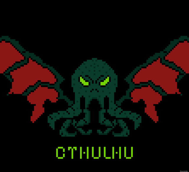 Detail 8 Bit Cthulhu Nomer 17