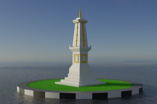 Detail Gambar Icon Lukisan 3d Monas Nomer 58