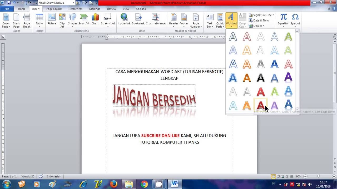 Detail Gambar Icon Word Art Nomer 14