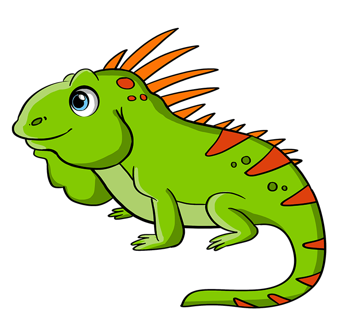 Detail Gambar Iguana Kartun Nomer 18