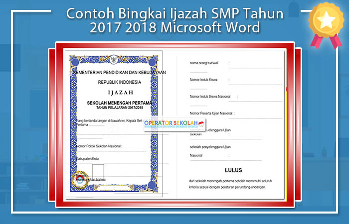 Detail Gambar Ijazah Smp Nomer 51