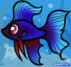 Detail Gambar Ikan Cupang Kartun Keren Nomer 53