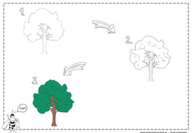 Detail Baum Zeichnen Kinder Nomer 7