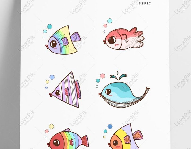 Detail Gambar Ikan Kartun Comel Yg Bjalan Nomer 11