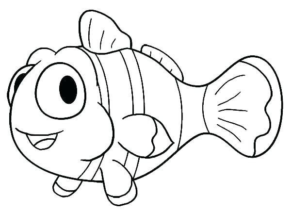 Download Gambar Ikan Kartun Untuk Diwarnai Nomer 38