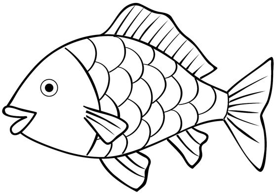 Download Gambar Ikan Kartun Untuk Diwarnai Nomer 53