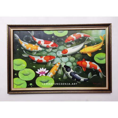 Detail Gambar Ikan Koi Dan Bunga Teratai Nomer 8