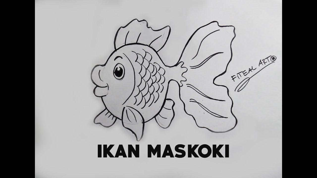 Detail Gambar Ikan Mas Koki Kartun Berwarna Nomer 12