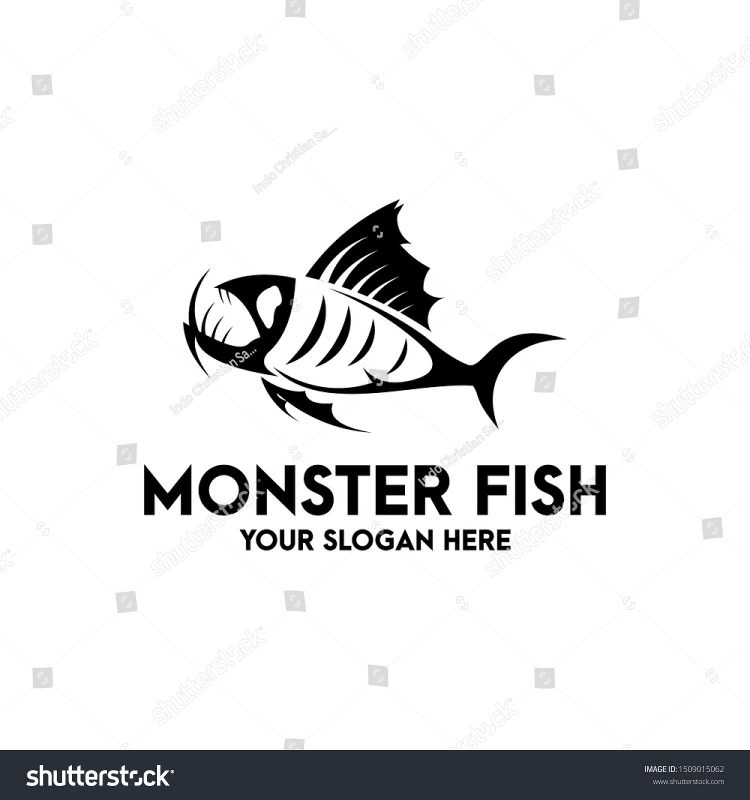 Detail Gambar Ikan Monster Hitam Putih Nomer 11