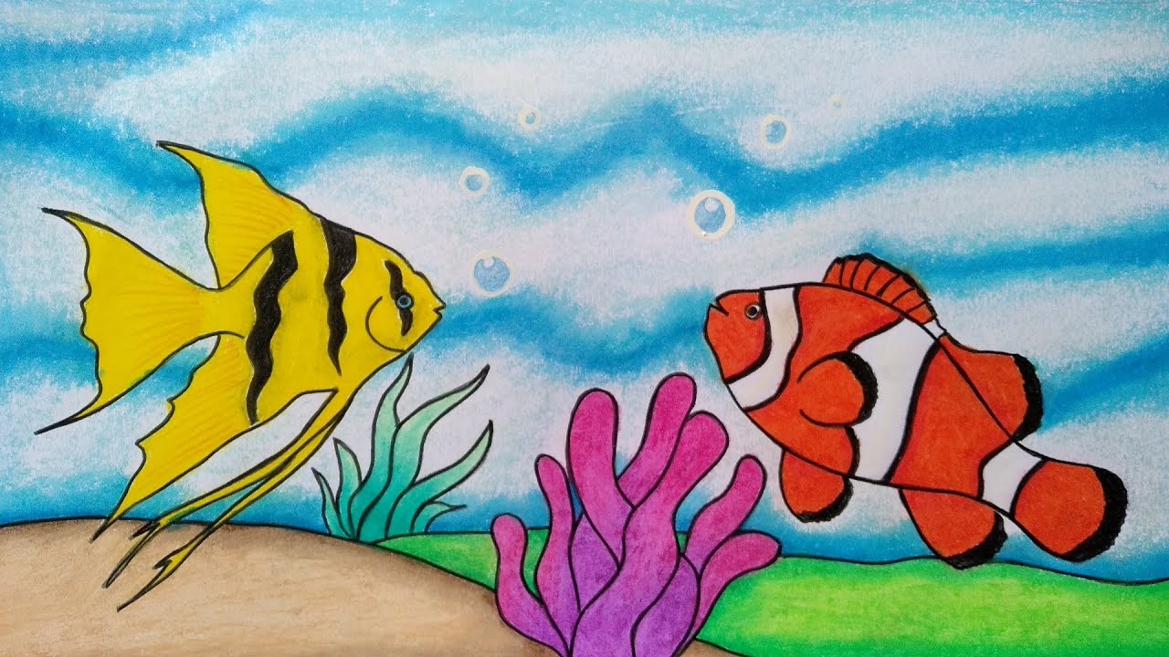 Detail Gambar Ikan Nemo Mewarnai Nomer 8