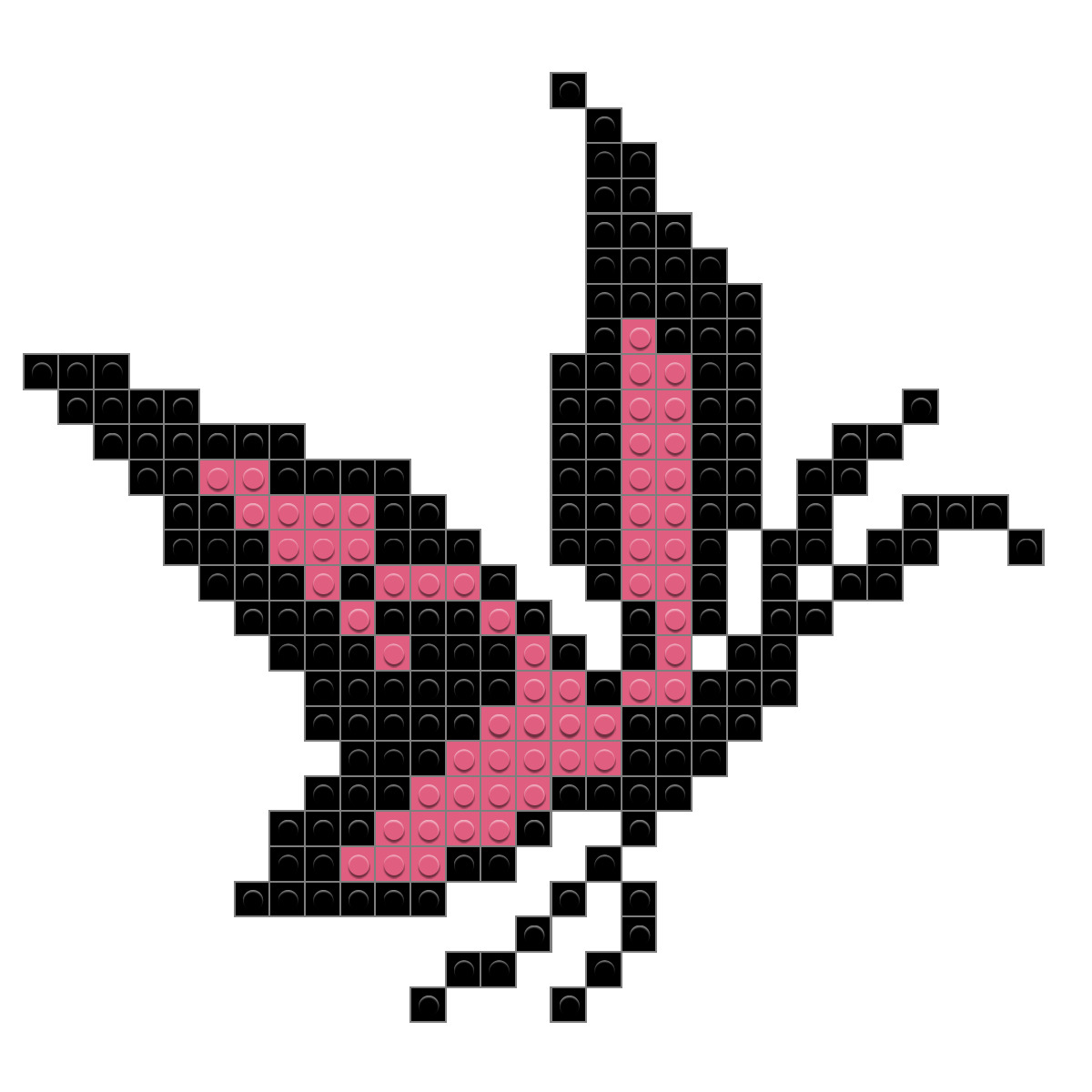 Detail Pixel Art Schmetterling Nomer 26