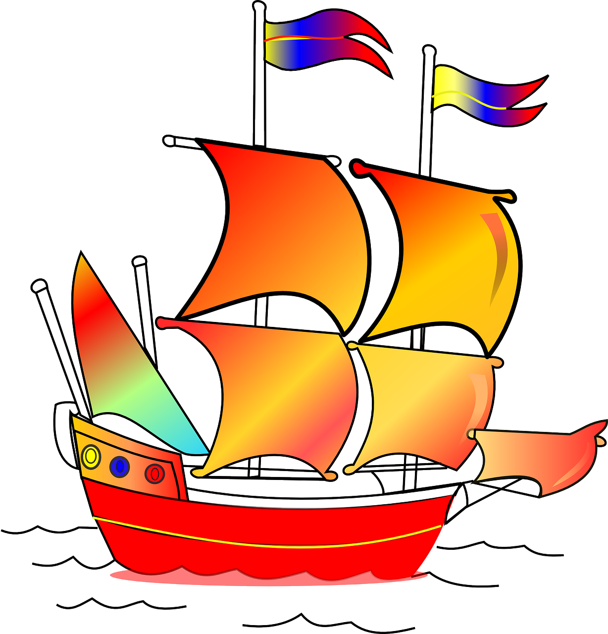 Detail Segelschiff Zeichnung Nomer 13