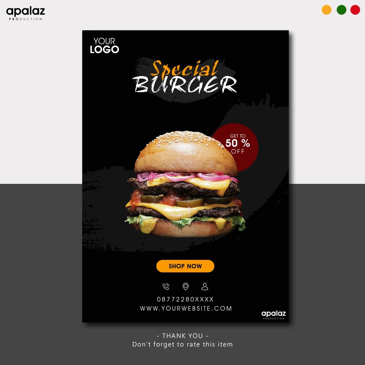 Detail Gambar Iklan Burger Nomer 3