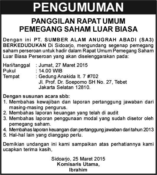 Detail Gambar Iklan Dengan Tema Pengumuman Nomer 3