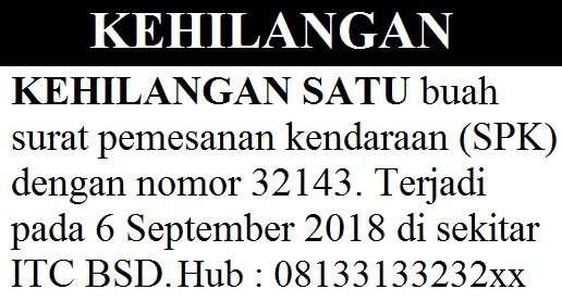 Detail Gambar Iklan Dengan Tema Pengumuman Nomer 34