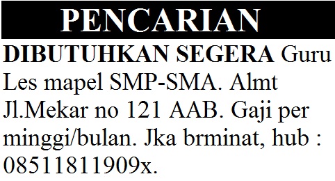Detail Gambar Iklan Dengan Tema Pengumuman Nomer 39
