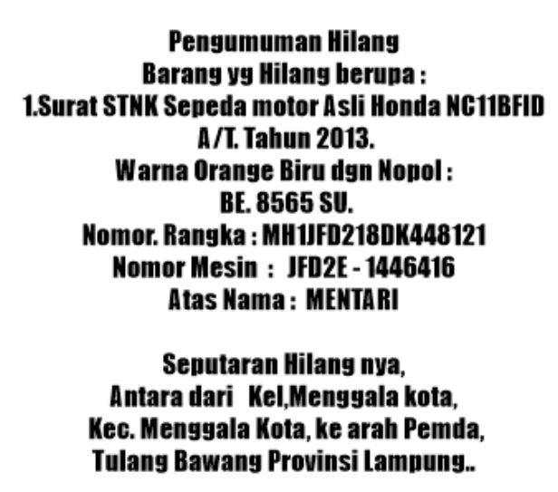 Detail Gambar Iklan Dengan Tema Pengumuman Nomer 43