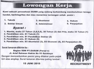 Detail Gambar Iklan Lowongan Kerja Nomer 41