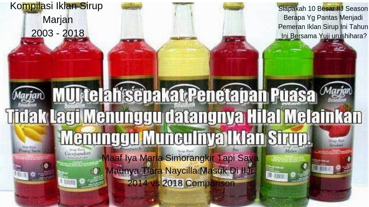 Detail Gambar Iklan Sirup Marjan Nomer 2