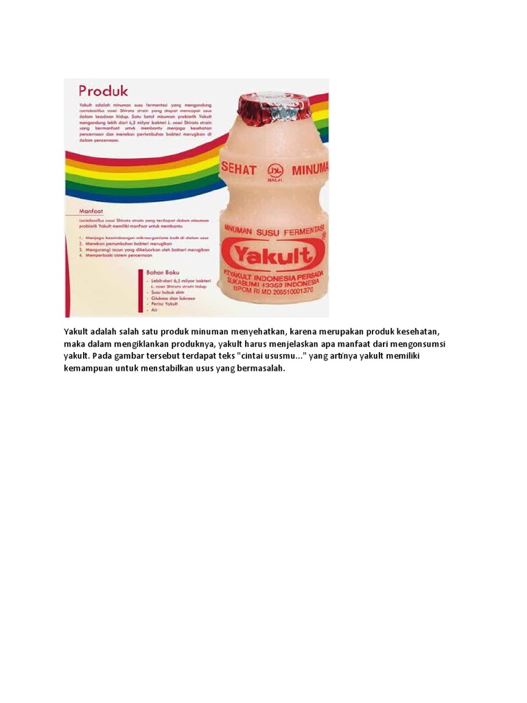 Detail Gambar Iklan Yakult Nomer 40