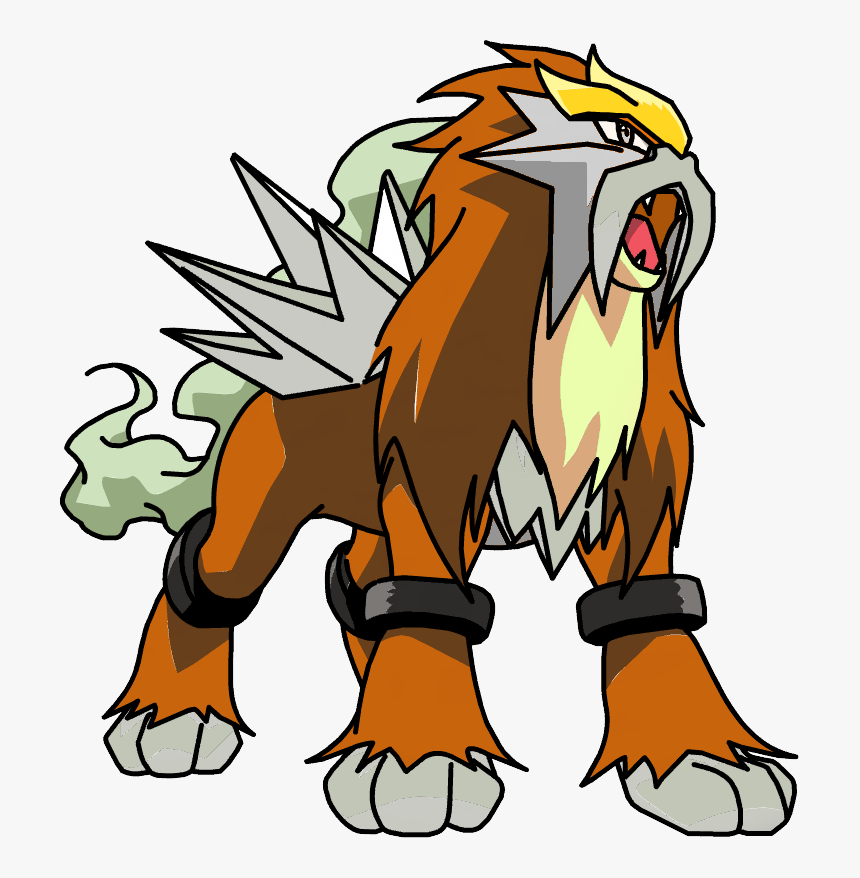 Detail Entei Lion Nomer 2