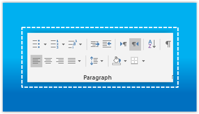 Detail Gambar Ikon Perataan Garis Pada Microsoft Word Nomer 11