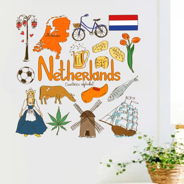 Detail Gambar Illustrasi Negara Belanda Nomer 9