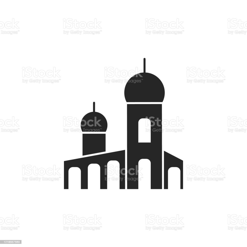 Detail Gambar Ilstarasi Masjid Hitam Putih Nomer 27