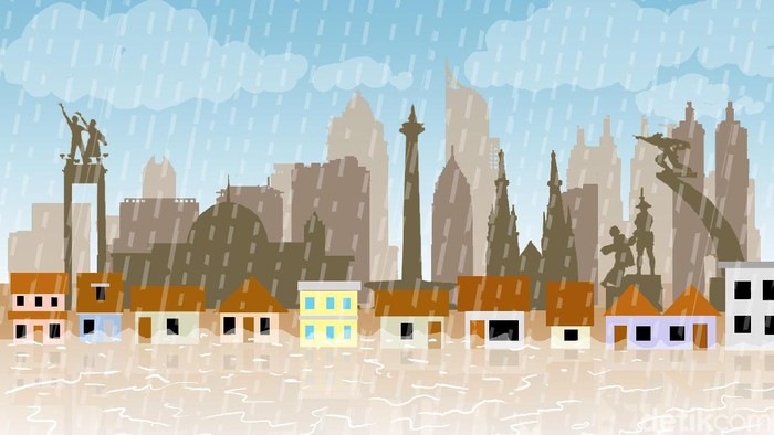 Detail Gambar Ilustrasi Banjir Nomer 32