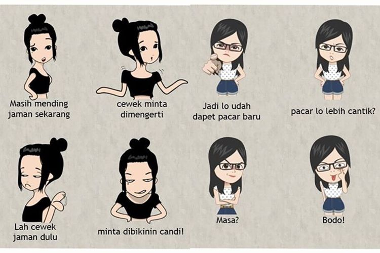 Detail Gambar Ilustrasi Cowok Cewek Nomer 42