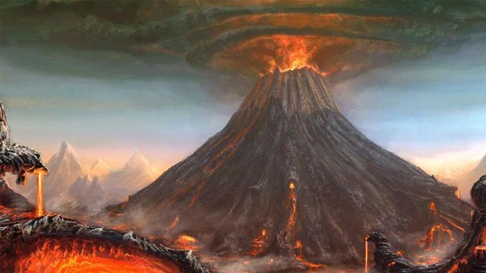 Detail Gambar Ilustrasi Gunung Meletus Nomer 30