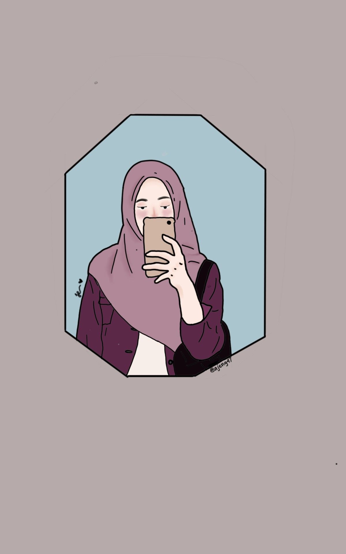 Detail Gambar Ilustrasi Hijab Nomer 2