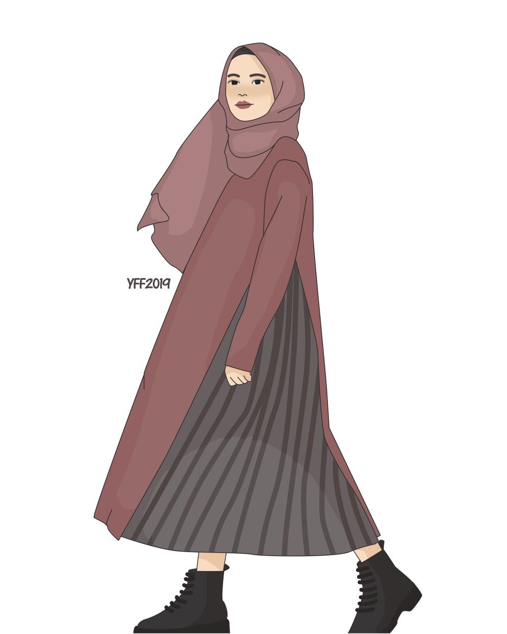 Detail Gambar Ilustrasi Hijab Nomer 13