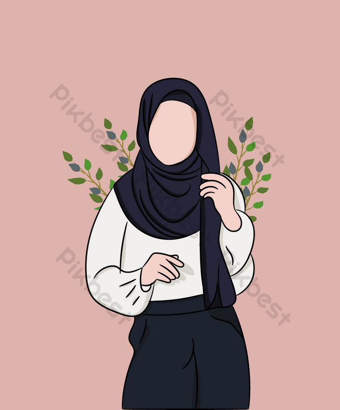 Detail Gambar Ilustrasi Hijab Nomer 25
