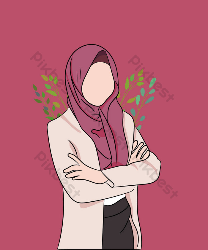 Detail Gambar Ilustrasi Hijab Nomer 27