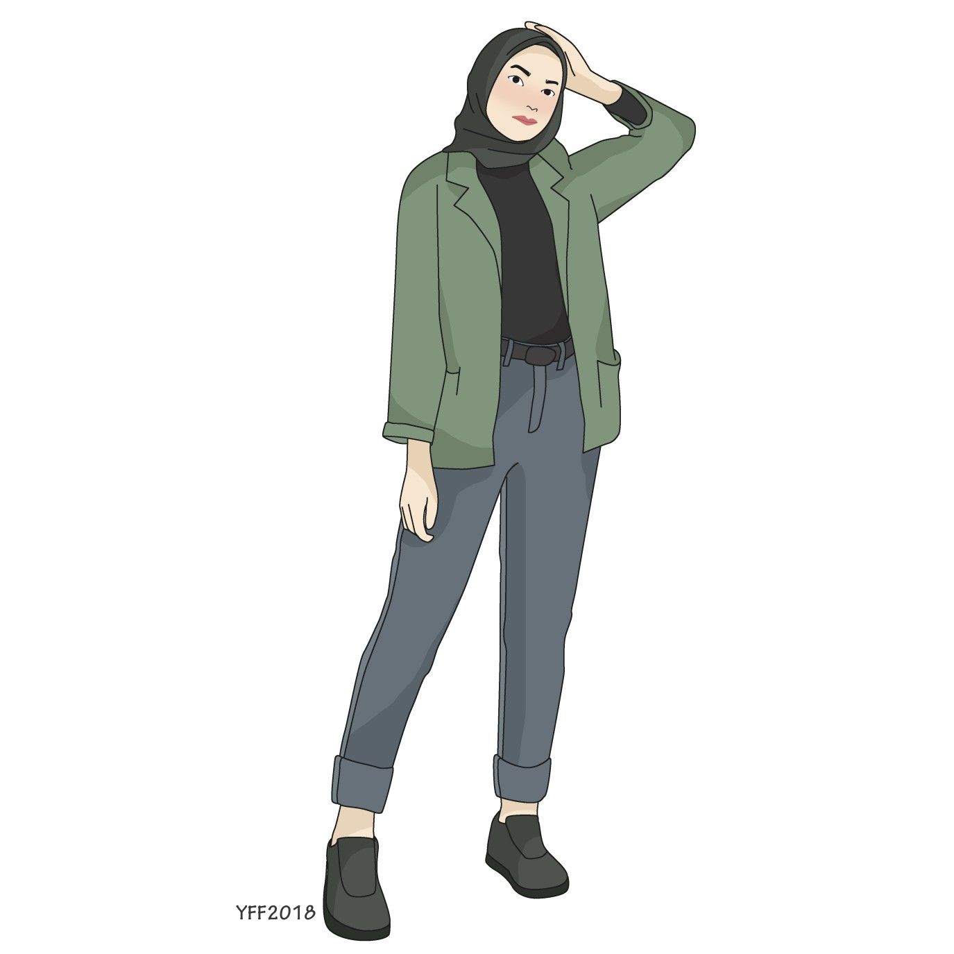 Detail Gambar Ilustrasi Hijab Nomer 10