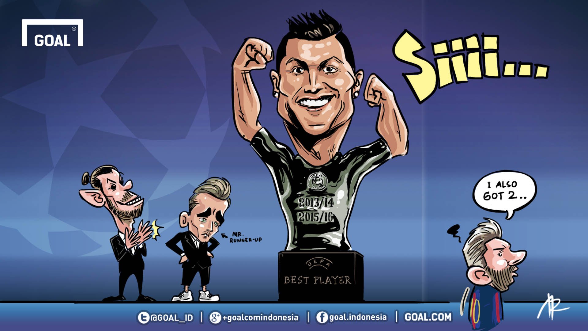 Detail Gambar Ilustrasi Karikatur Cristiano Ronaldo Nomer 45