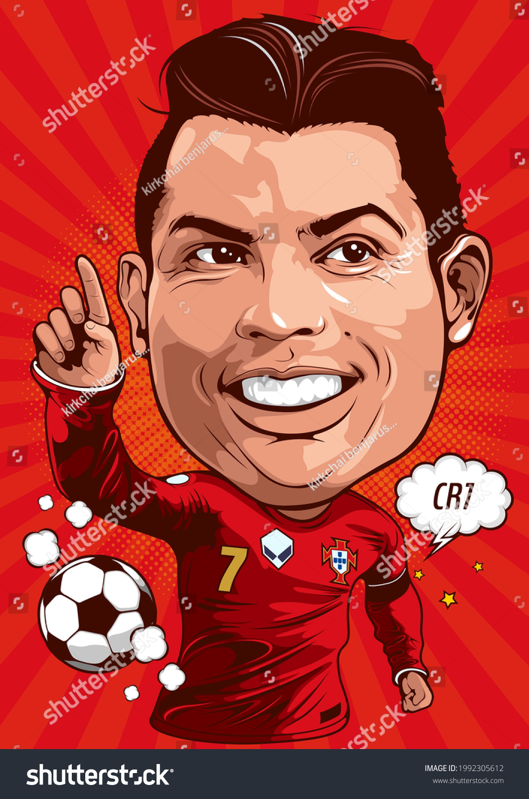 Detail Gambar Ilustrasi Karikatur Cristiano Ronaldo Nomer 8