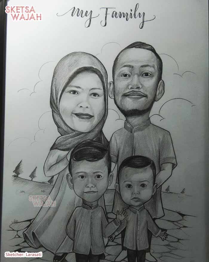 Detail Gambar Ilustrasi Karikatur Hitam Putih Nomer 3