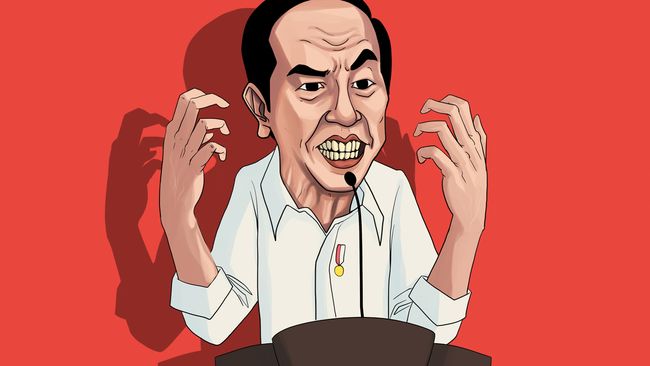 Detail Gambar Ilustrasi Karikatur Jokowi Nomer 21
